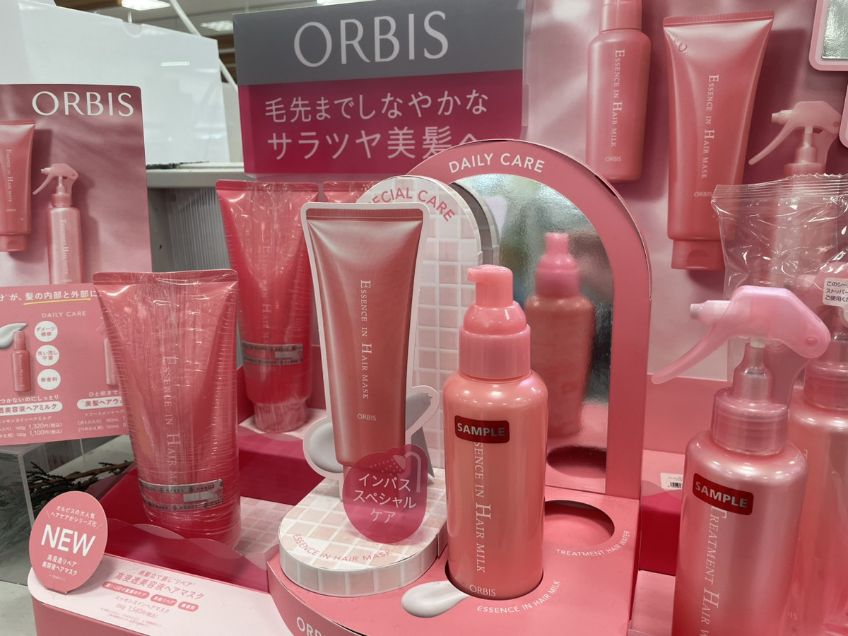 ヘアケア・コスメの売り場什器ディスプレイ